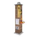 KOMPLETNY KOMIN IZOLOWANY LEIER 8 MB FI 250