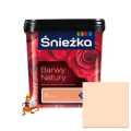 FARBA LATEKSOWA BARWY NATURY Z DODATKIEM TEFLONR KOLOR LETNI PORANEK 5L FIRMY ŚNIEŻKA 
