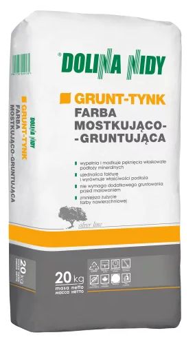 GRUNT-TYNK FARBA MOSTKUJĄCO-GRUNTUJĄCA 20 kg