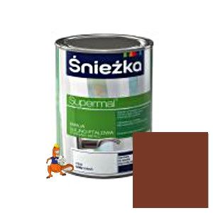 EMALIA SUPERMAL OLEJNO-FTALOWA DO DREWNA I METALU KOLOR ORZECH ŚREDNI 200ML